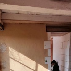Enduit sur mur + Chantier Marthon