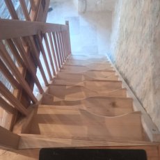 Réalisation d'un escalier à pas japonais