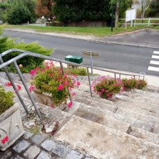 Mairie d'Alloue - Restauration d'un escalier en pierre de taille