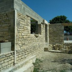 Chantier à Tusson - Construction d'un appentis