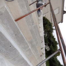 Mairie d'Alloue - Restauration d'un escalier en pierre de taille