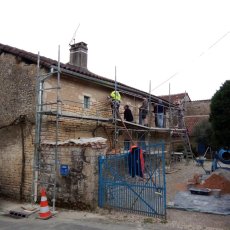 Chantier Villegats - Rejointoiement de façade