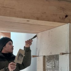 Encadrement de porte - Chantier Marthon